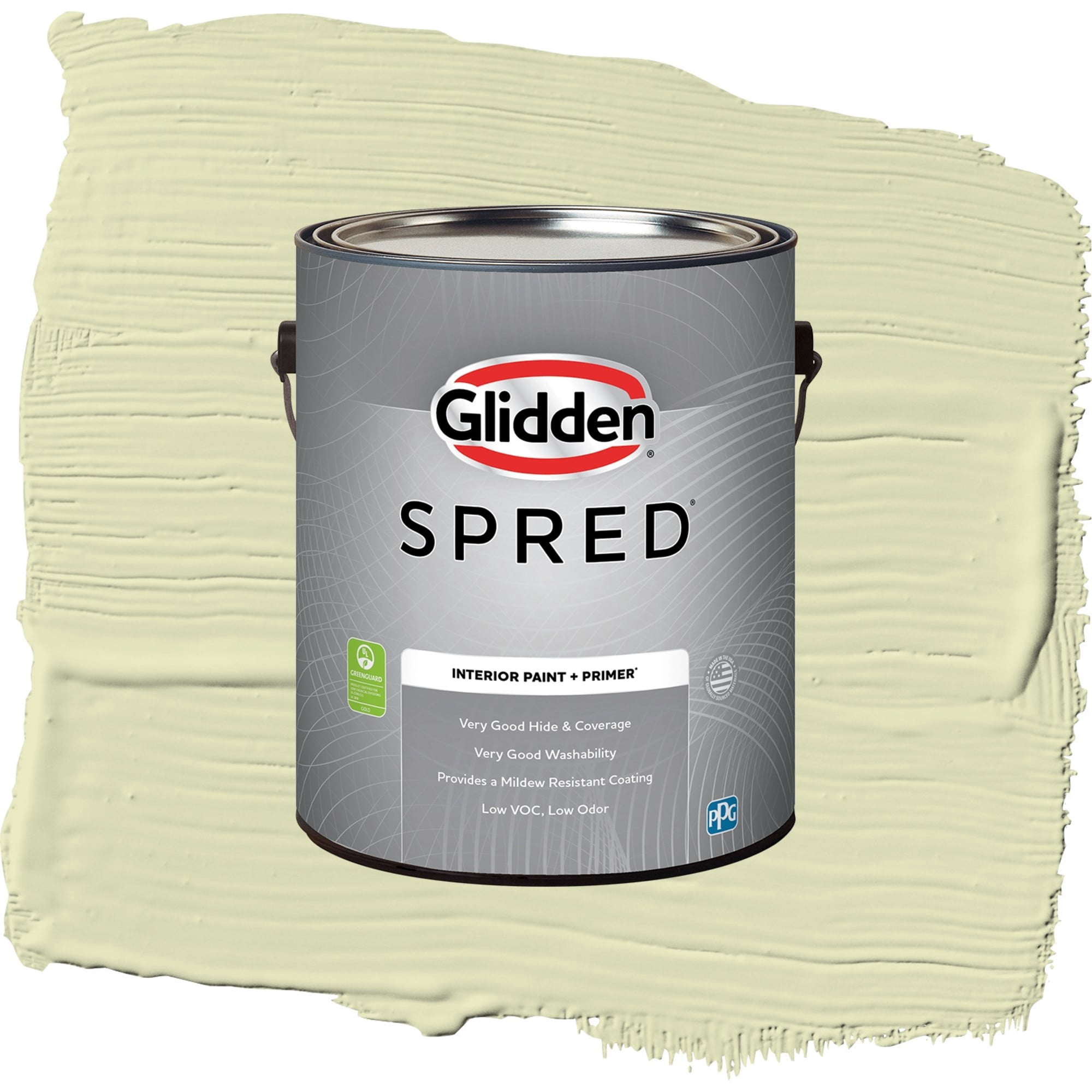 Glidden Spred Beach Grass Flat Interior Paint and Primer, 1 Gallon