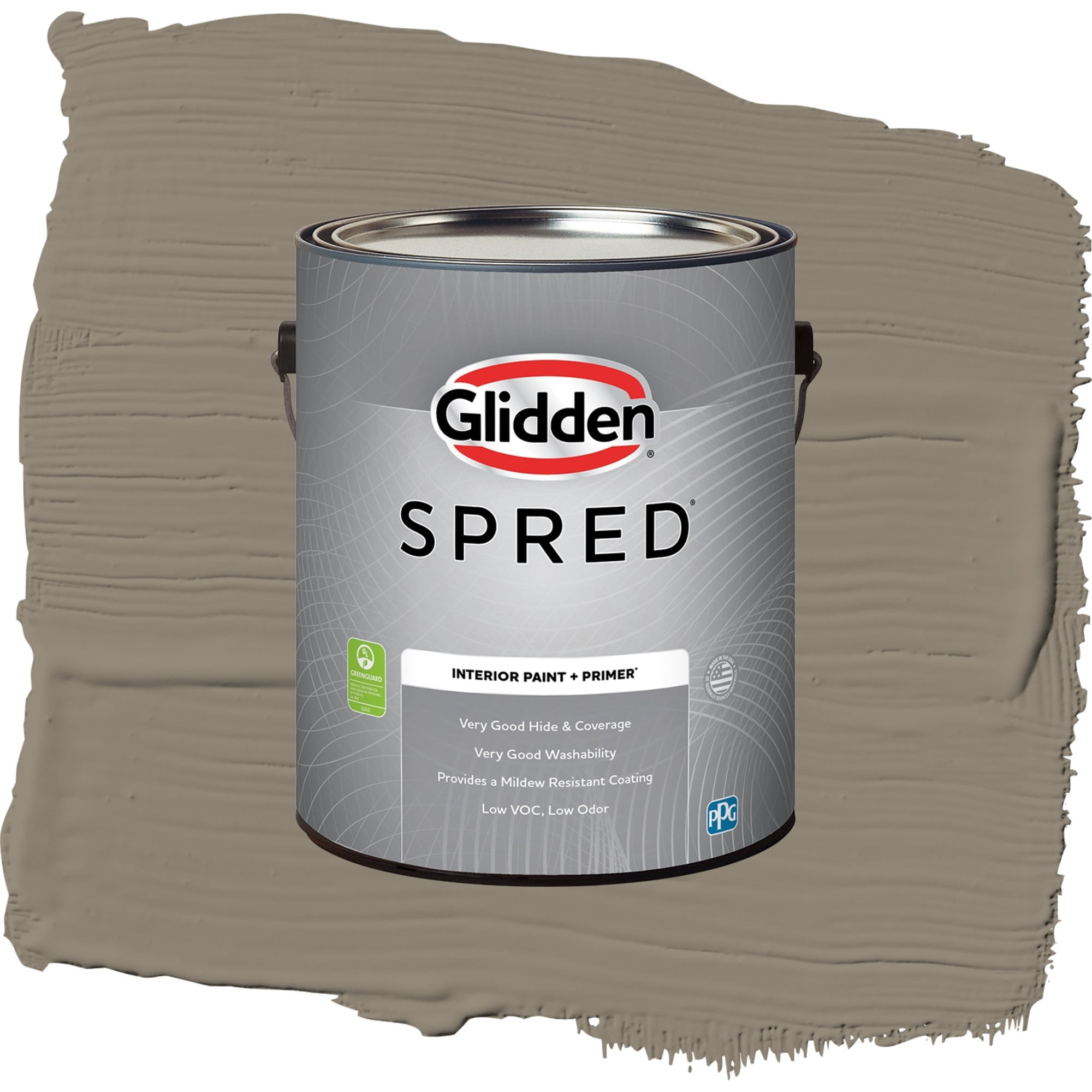 Glidden Spred Bear Cub Semi Gloss Interior Paint and Primer, 1 Gallon