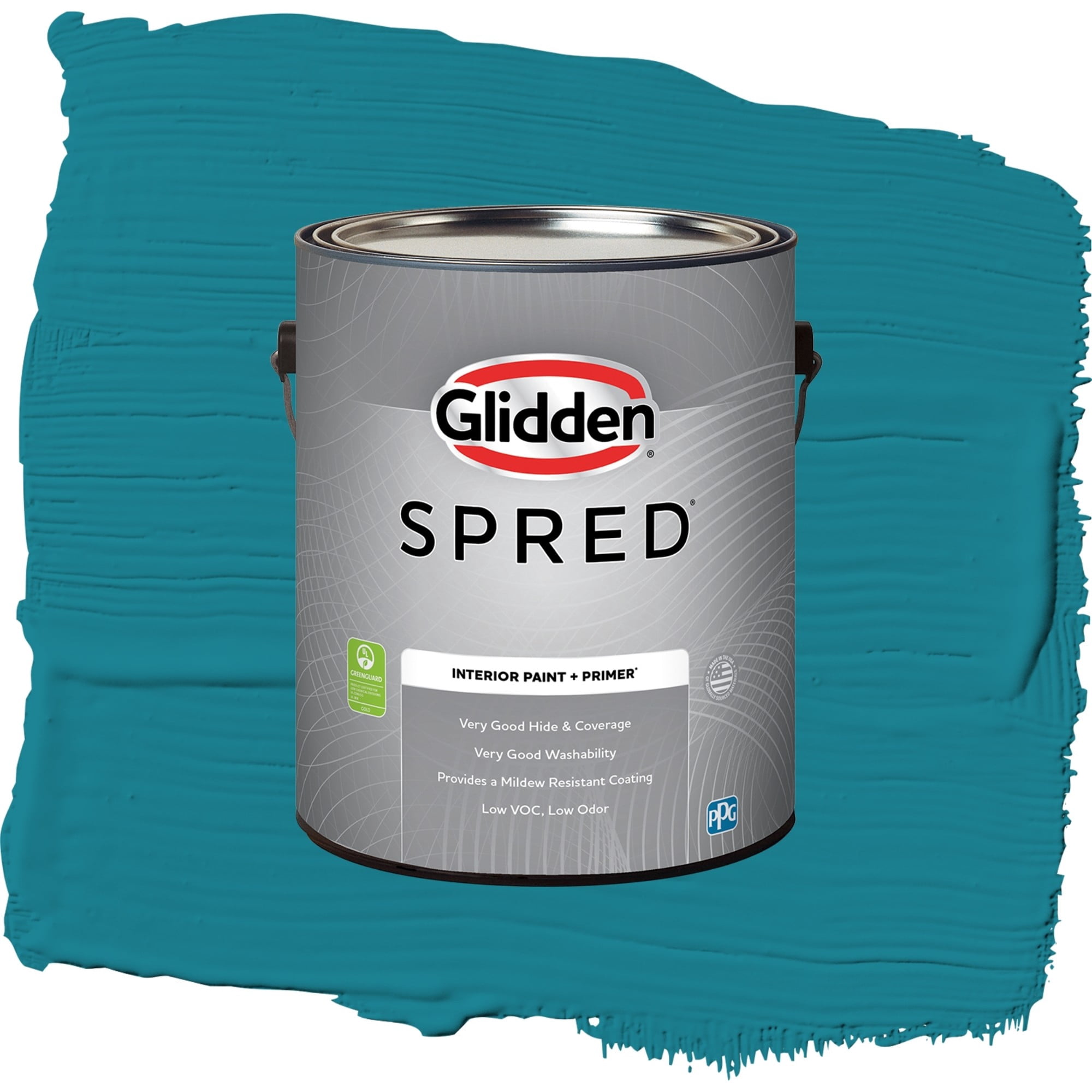 Glidden Spred Bermuda Eggshell Interior Paint and Primer, 1 Gallon
