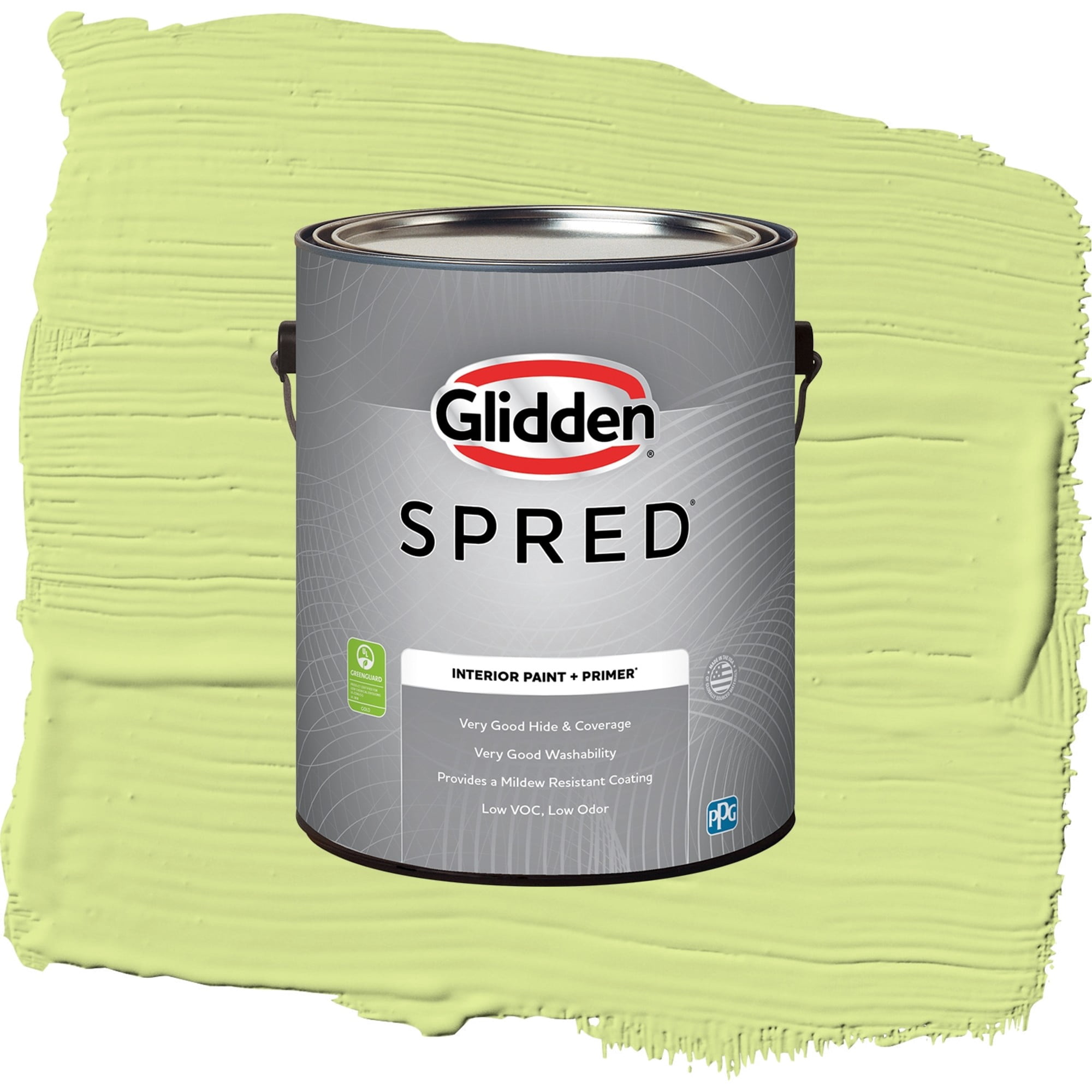 Glidden Spred Charming Semi Gloss Interior Paint and Primer, 1 Gallon