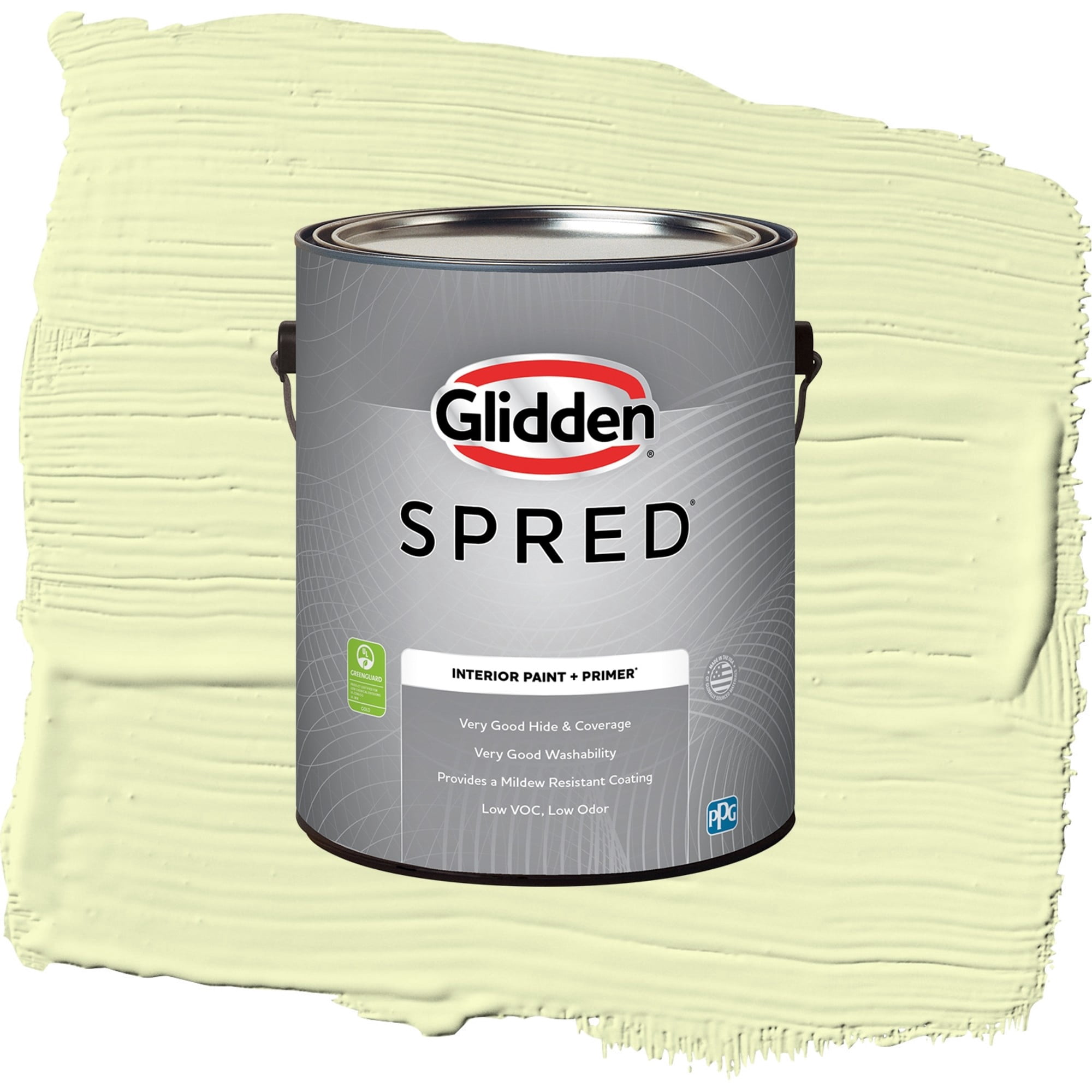Glidden Spred Delicate Daisy Semi Gloss Interior Paint and Primer, 1 Gallon