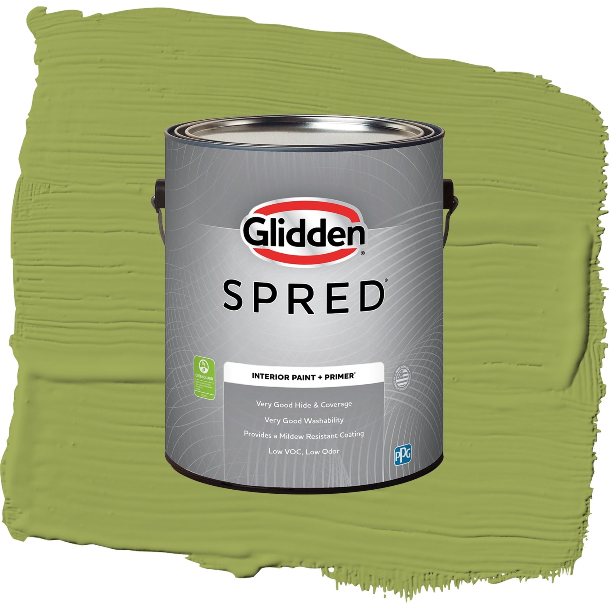 Glidden Spred Do Not Disturb Eggshell Interior Paint and Primer, 1 Gallon