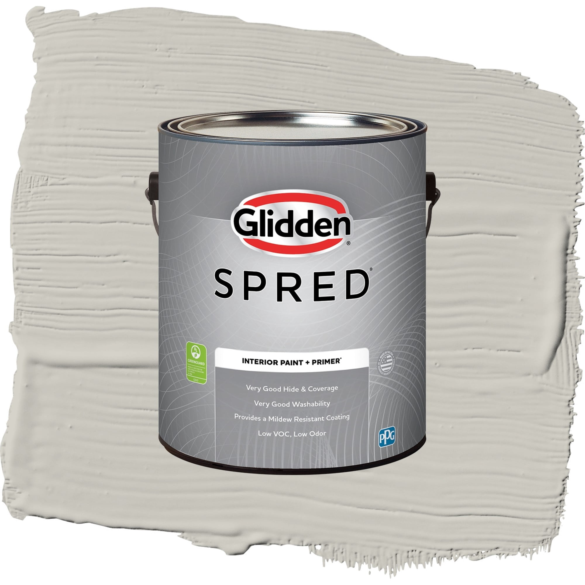 Glidden Spred Early Evening Semi Gloss Interior Paint and Primer, 1 Gallon