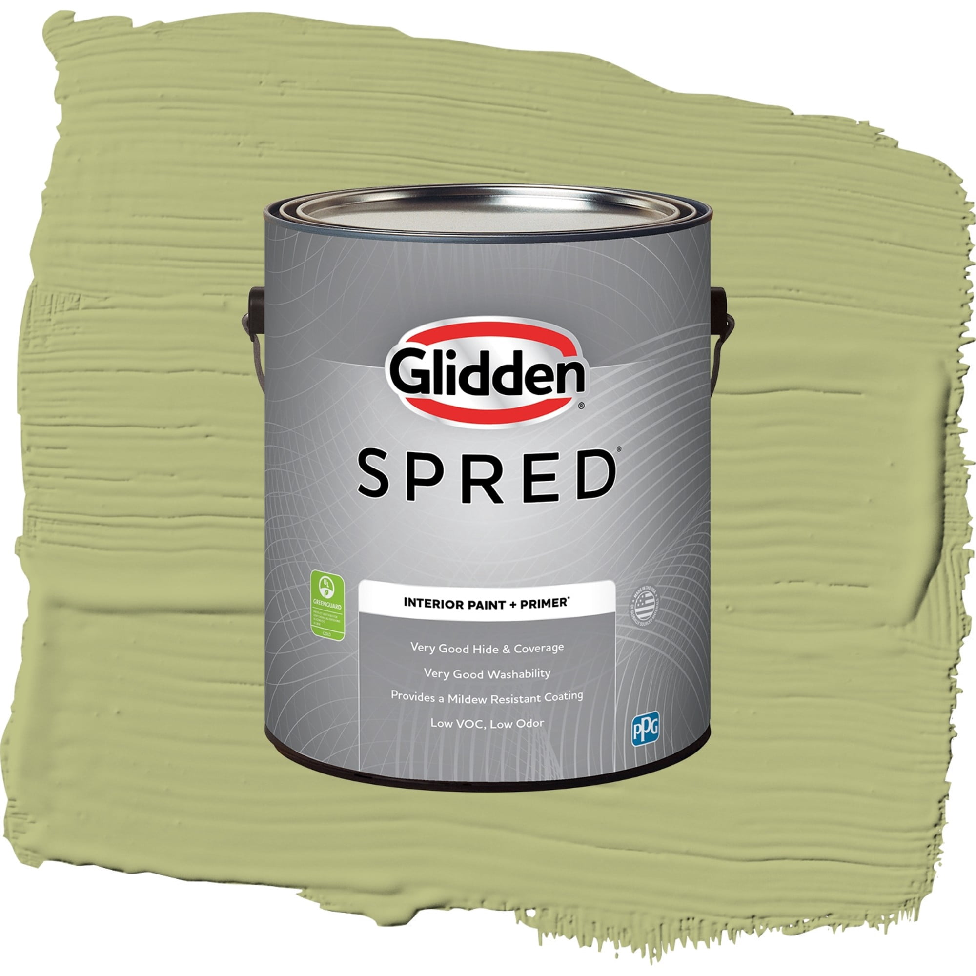 Glidden Spred Fancy Flirt Semi Gloss Interior Paint and Primer, 1 Gallon