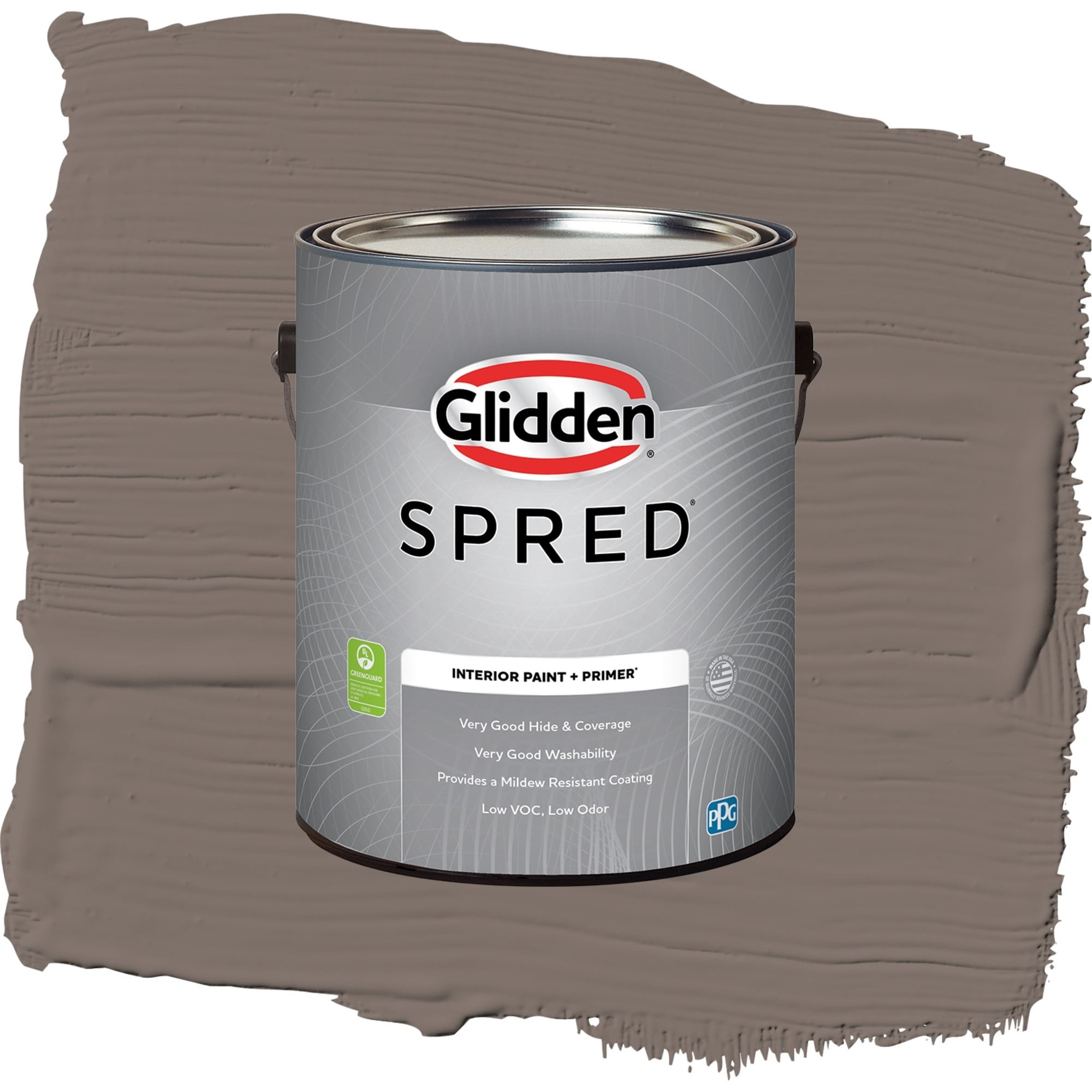 Glidden Spred Flipper Semi Gloss Interior Paint and Primer, 1 Gallon