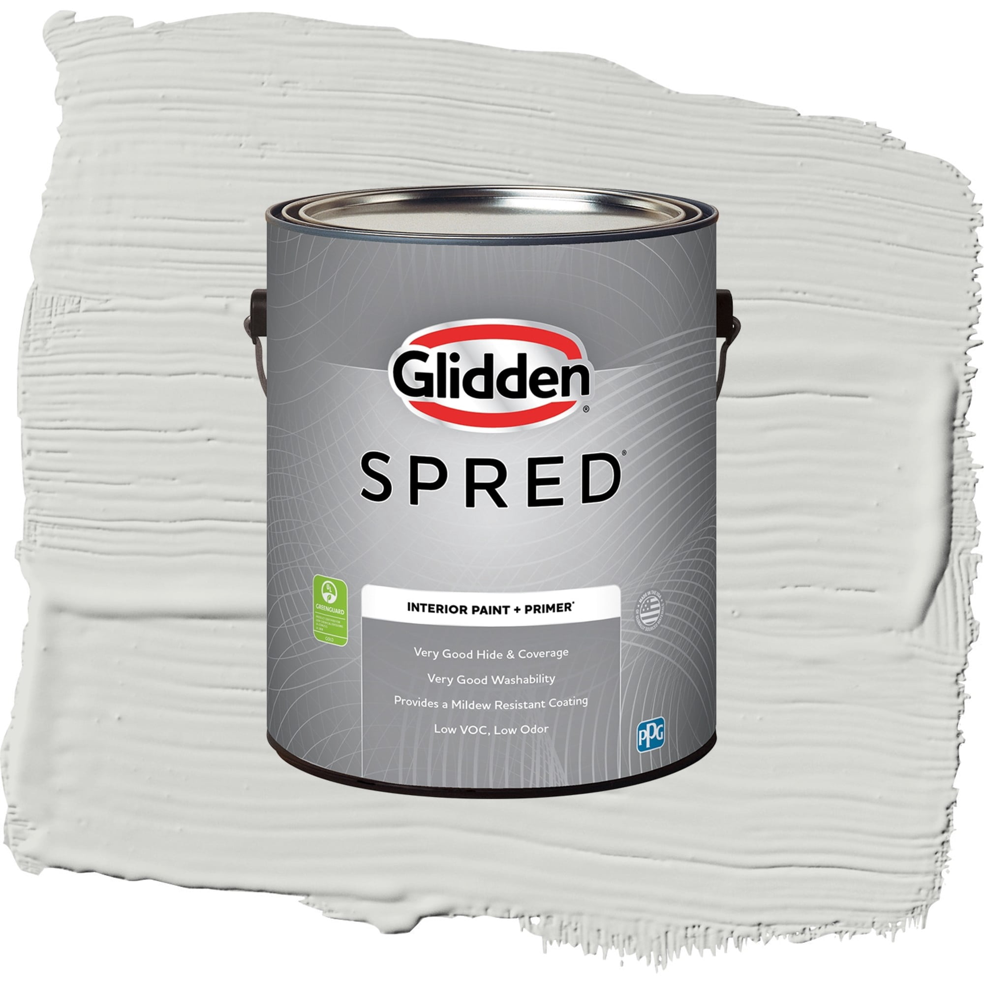 Glidden Spred Fog Eggshell Interior Paint and Primer, 1 Gallon