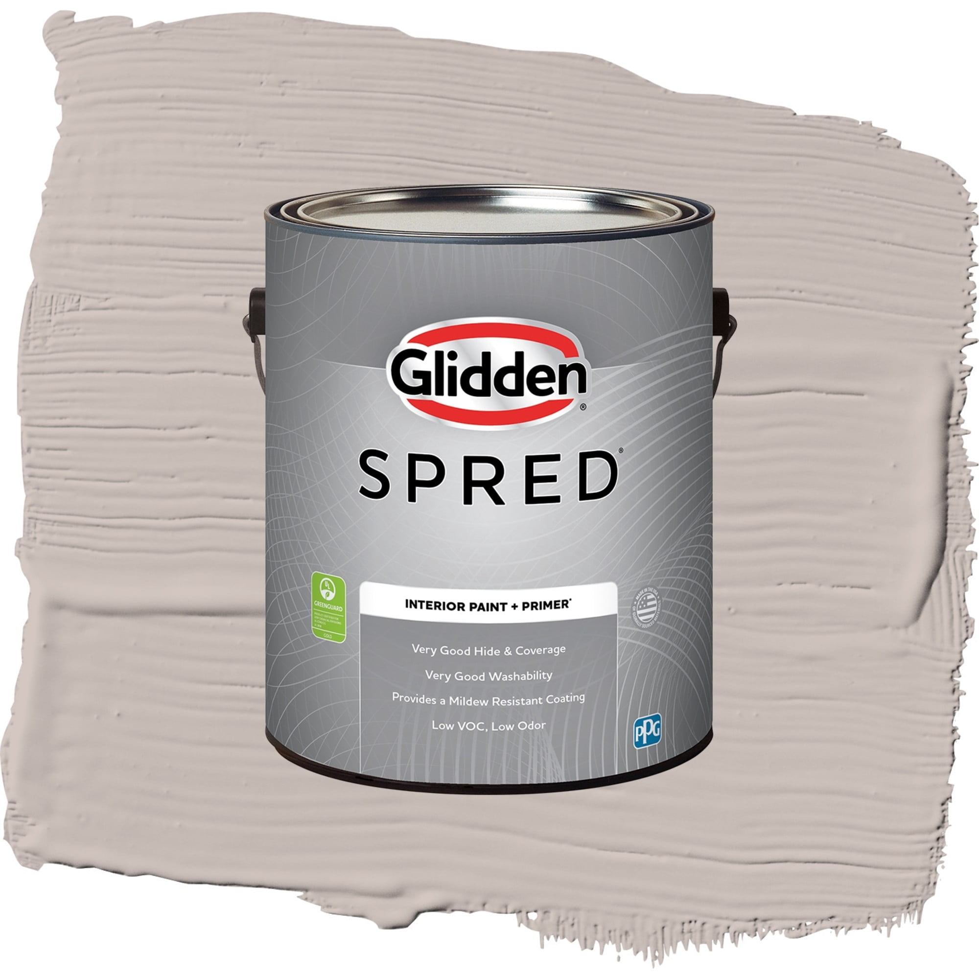 Glidden Spred Fond Memory Flat Interior Paint and Primer, 1 Gallon
