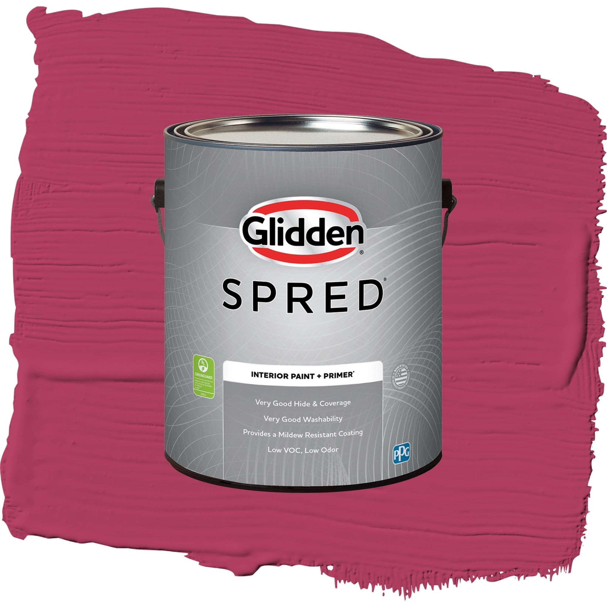 Glidden Spred Heart's Desire Eggshell Interior Paint and Primer, 1 Gallon