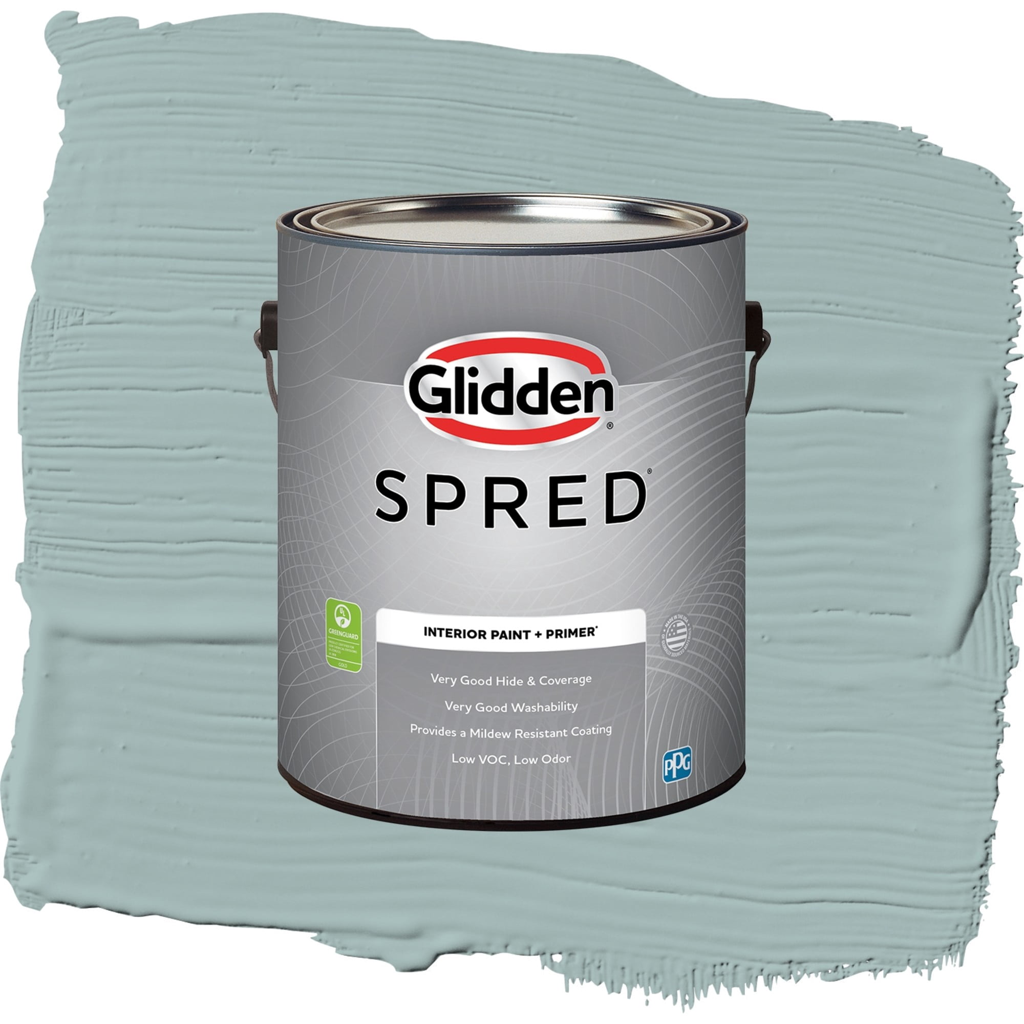 Glidden Spred Holly Glen Semi Gloss Interior Paint and Primer, 1 Gallon