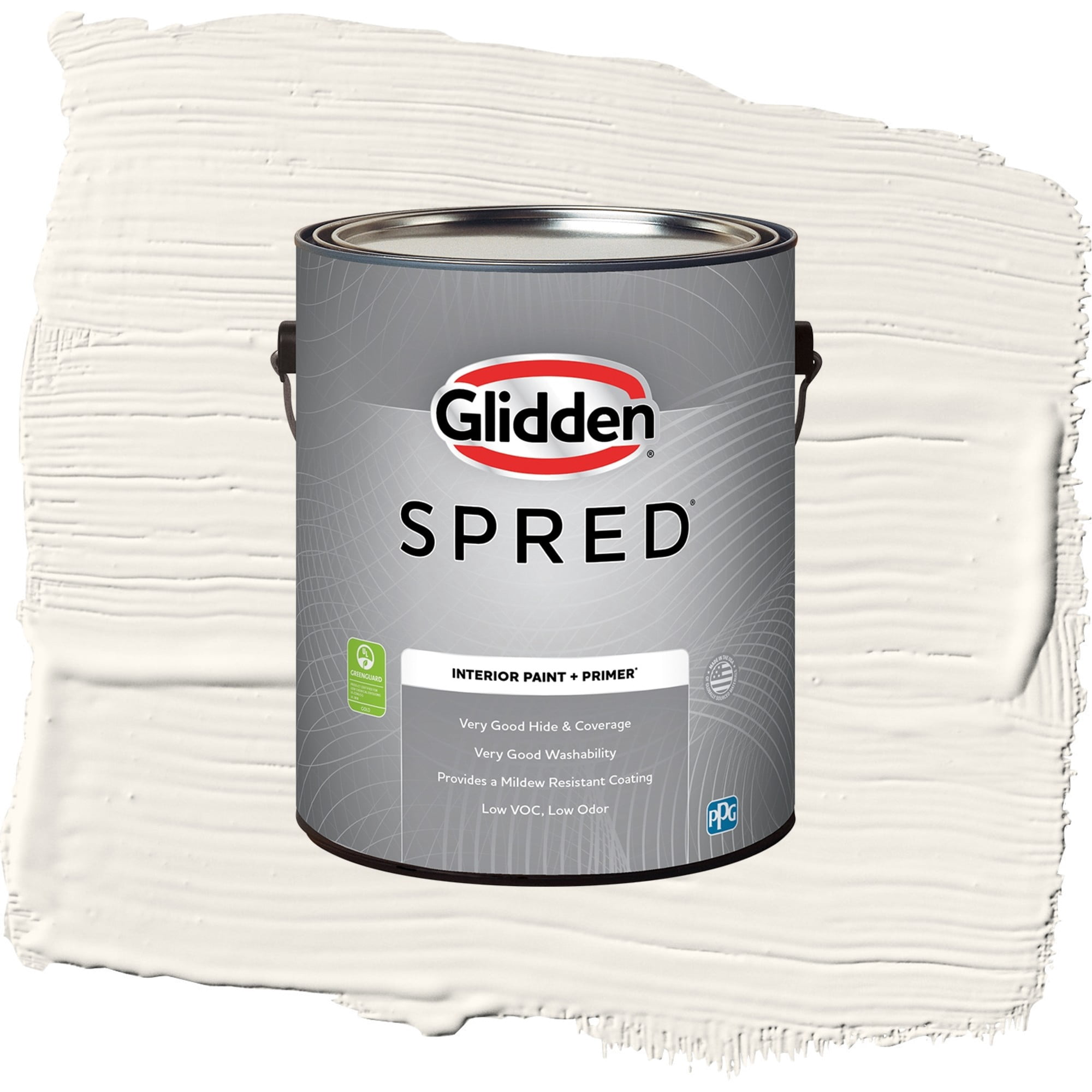 Glidden Spred Linen Ruffle Semi Gloss Interior Paint and Primer, 1 Gallon