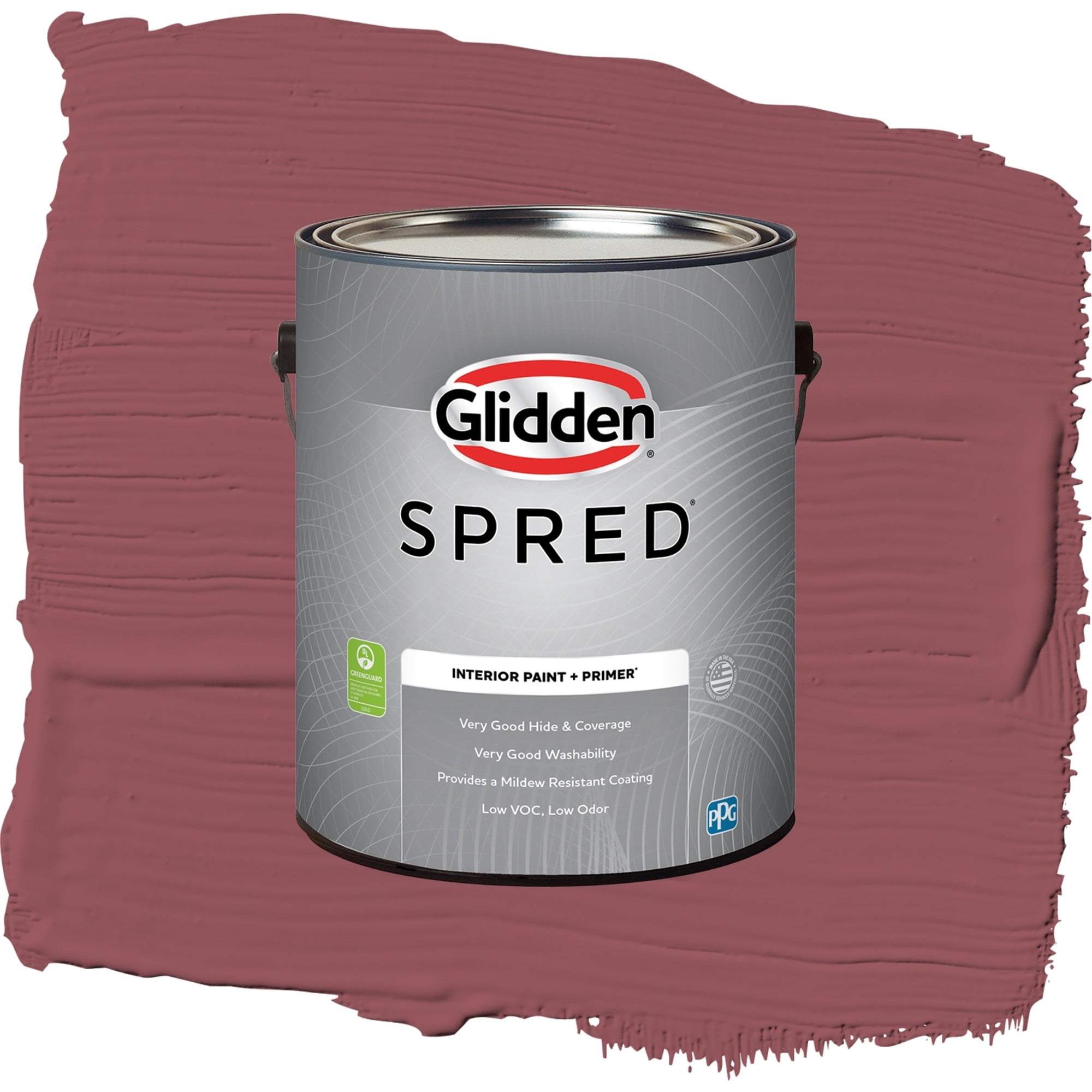 Glidden Spred Mesa Red Eggshell Interior Paint and Primer, 1 Gallon