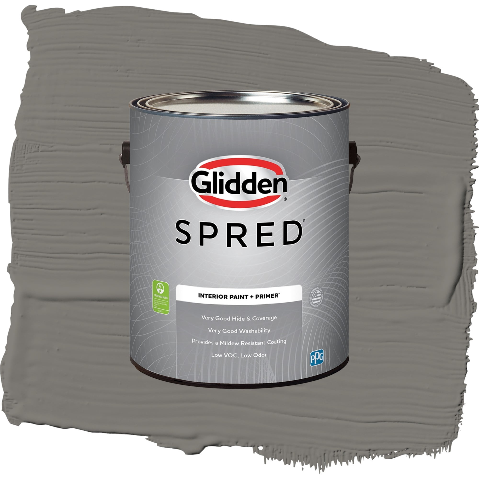 Glidden Spred On The Edge Eggshell Interior Paint and Primer, 1 Gallon