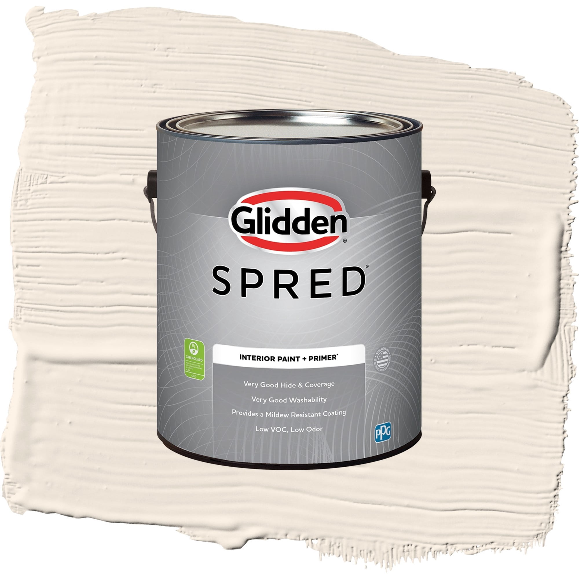 Glidden Spred Pearl Eggshell Interior Paint and Primer, 1 Gallon