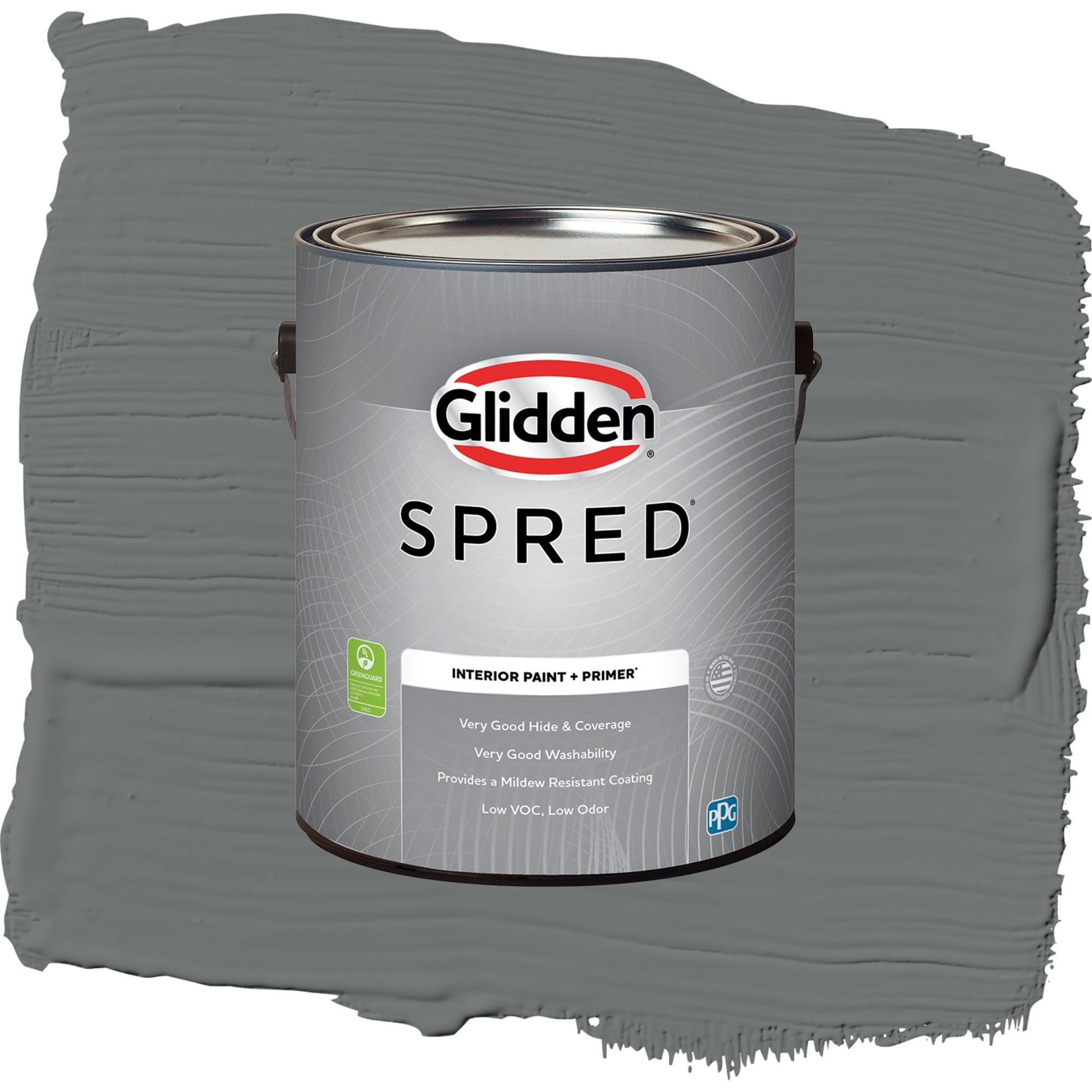 Glidden Spred Pencilpoint Flat Interior Paint and Primer, 1 Gallon
