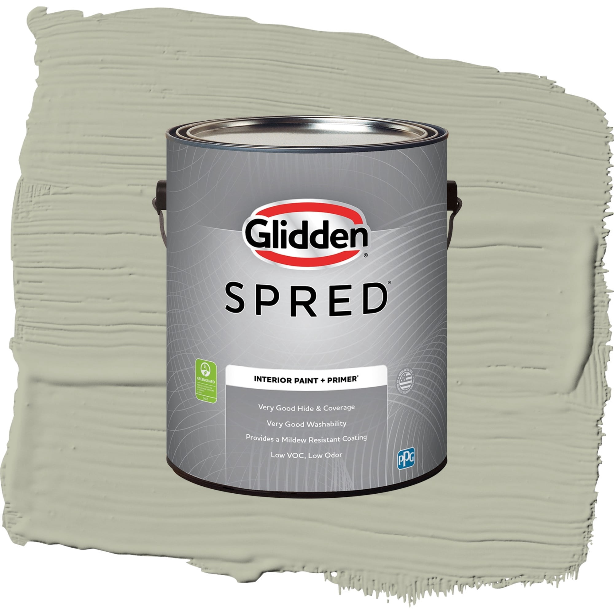 Glidden Spred Pine Crush Semi Gloss Interior Paint and Primer, 1 Gallon