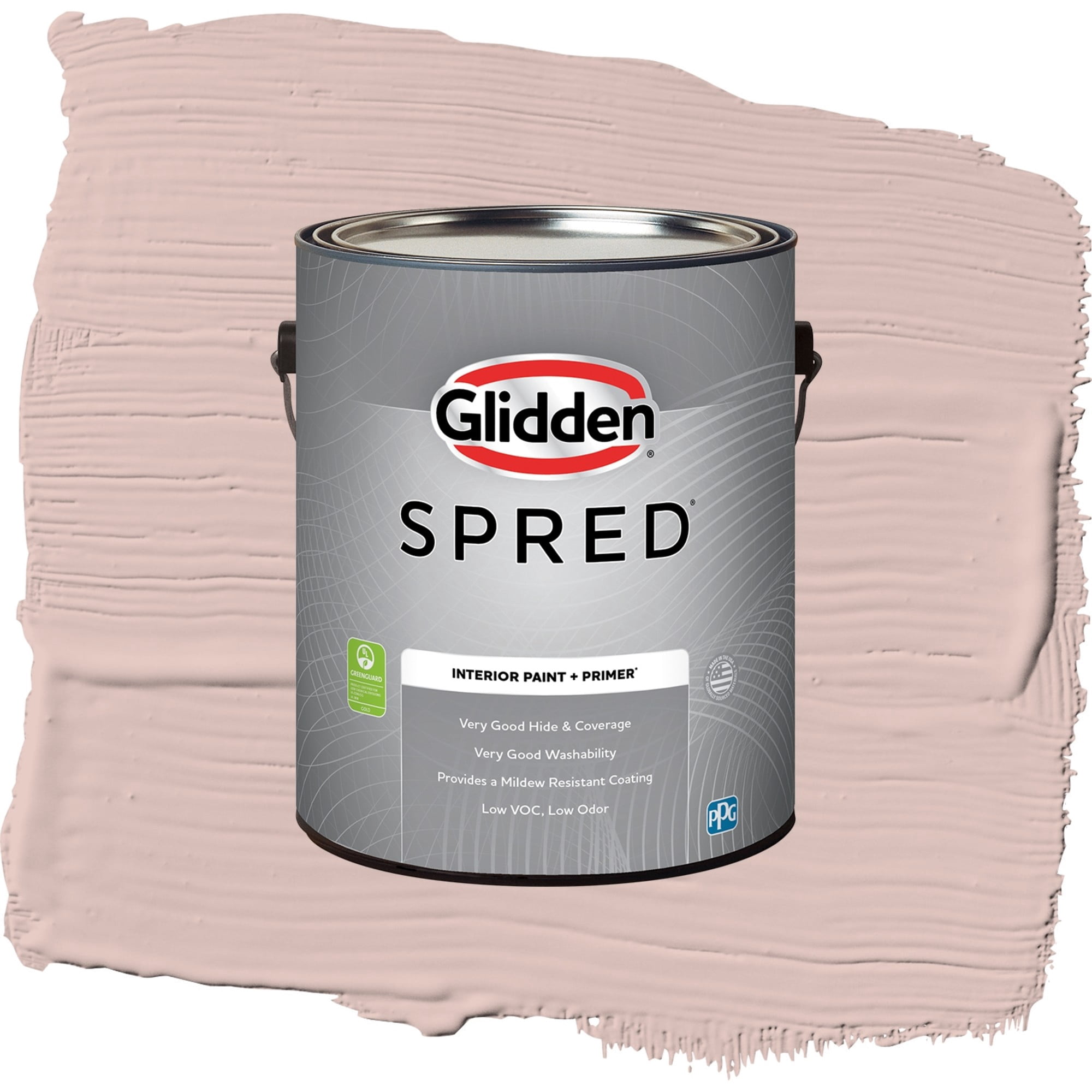 Glidden Spred Reindeer Flat Interior Paint and Primer, 1 Gallon