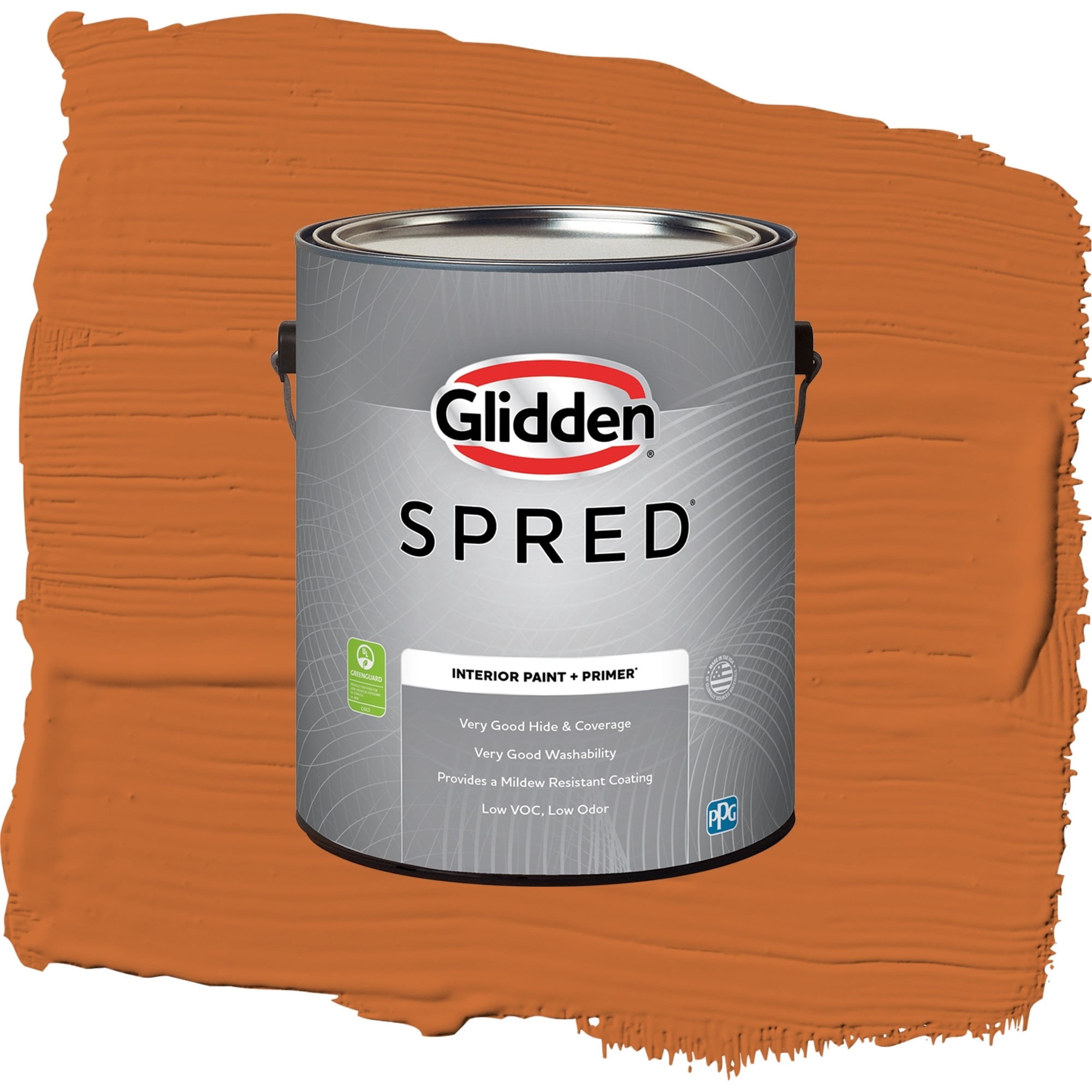 Glidden Spred Sesame Crunch Semi Gloss Interior Paint and Primer, 1 Gallon