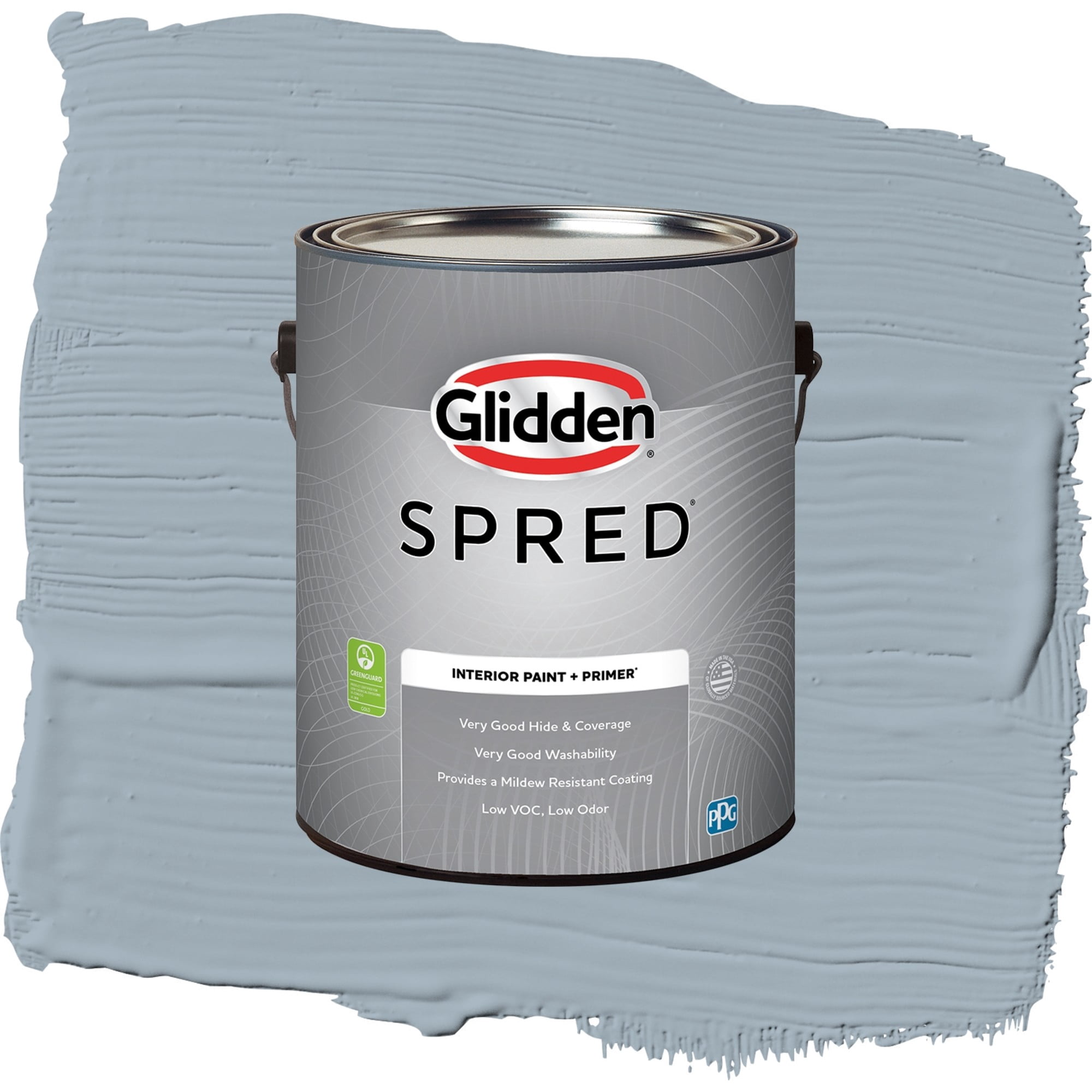 Glidden Spred Set In Stone Flat Interior Paint and Primer, 1 Gallon