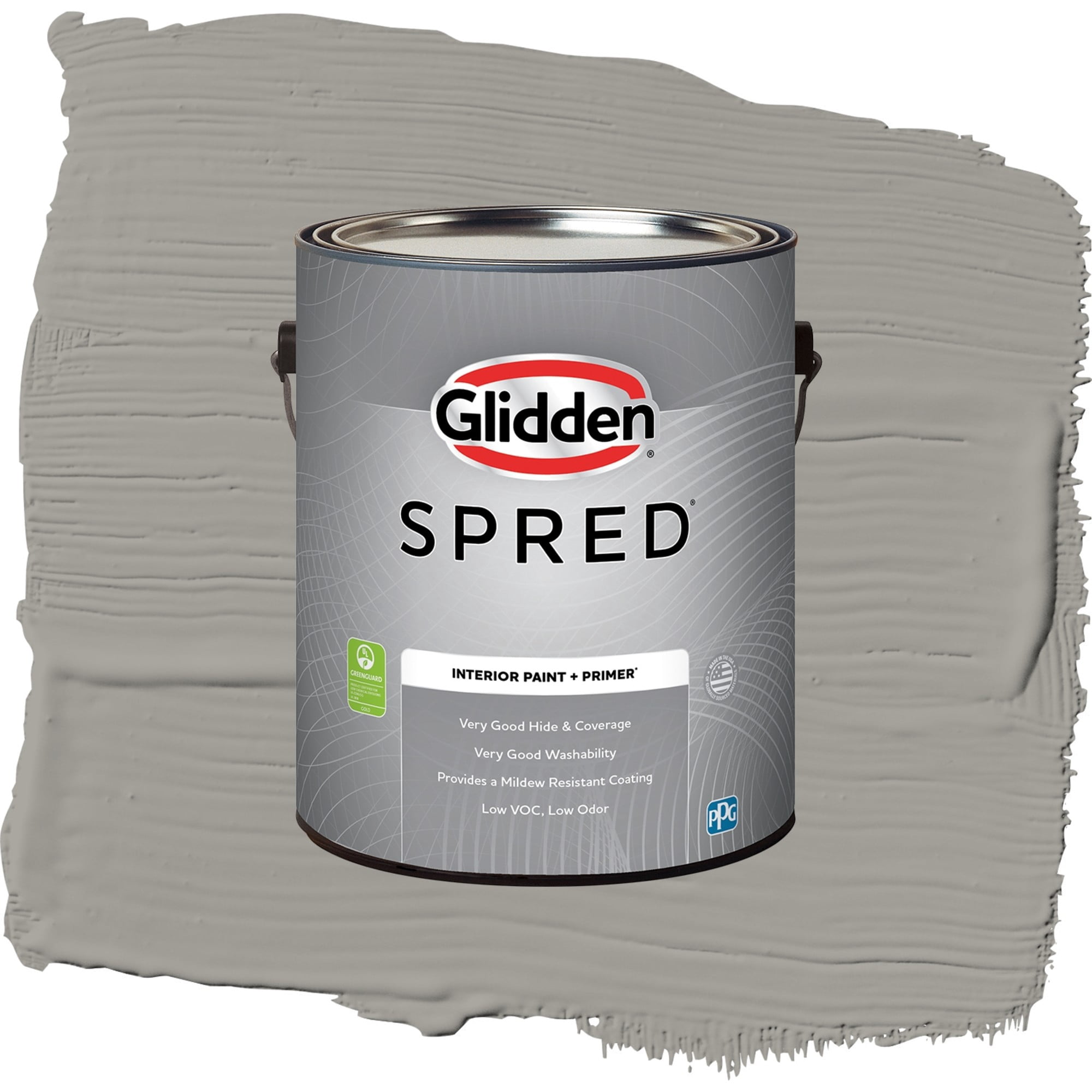 Glidden Spred Shadowy Semi Gloss Interior Paint and Primer, 1 Gallon