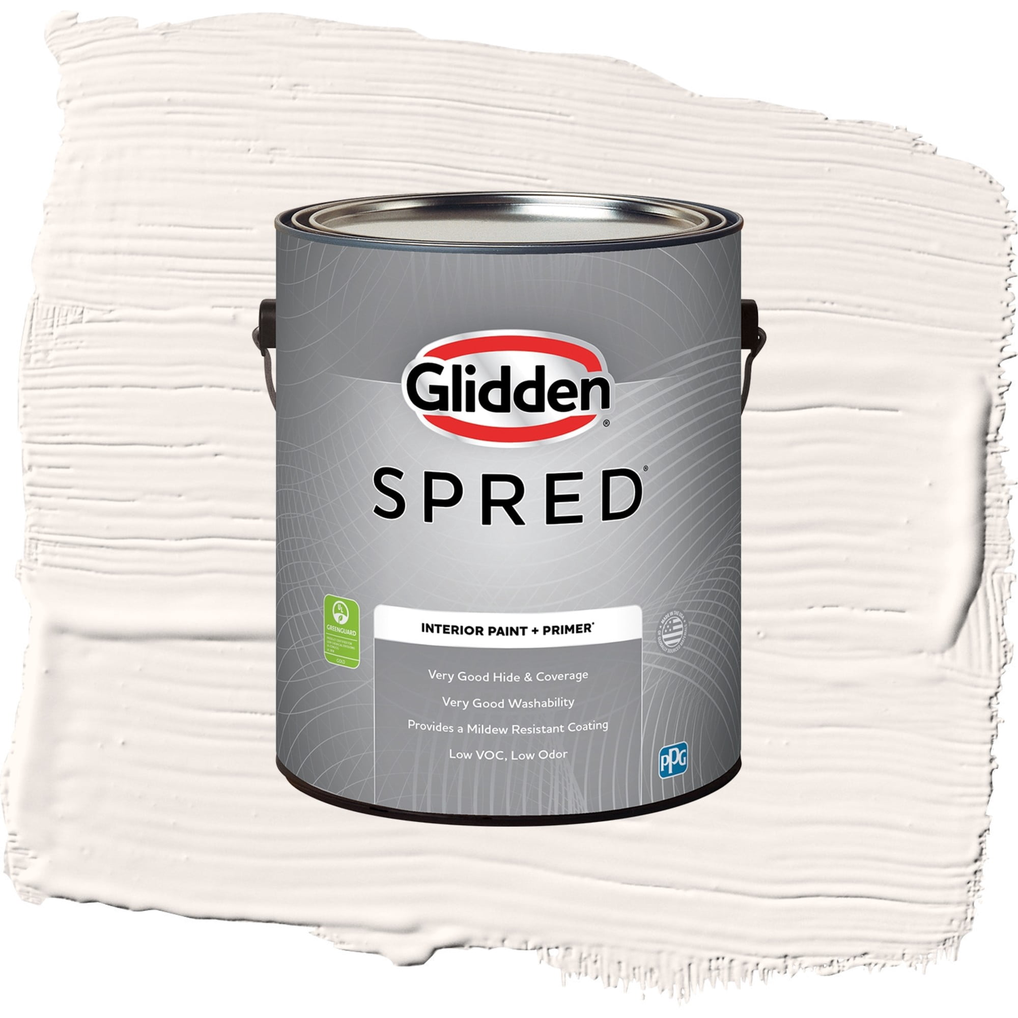 Glidden Spred Summer Lily Flat Interior Paint and Primer, 1 Gallon