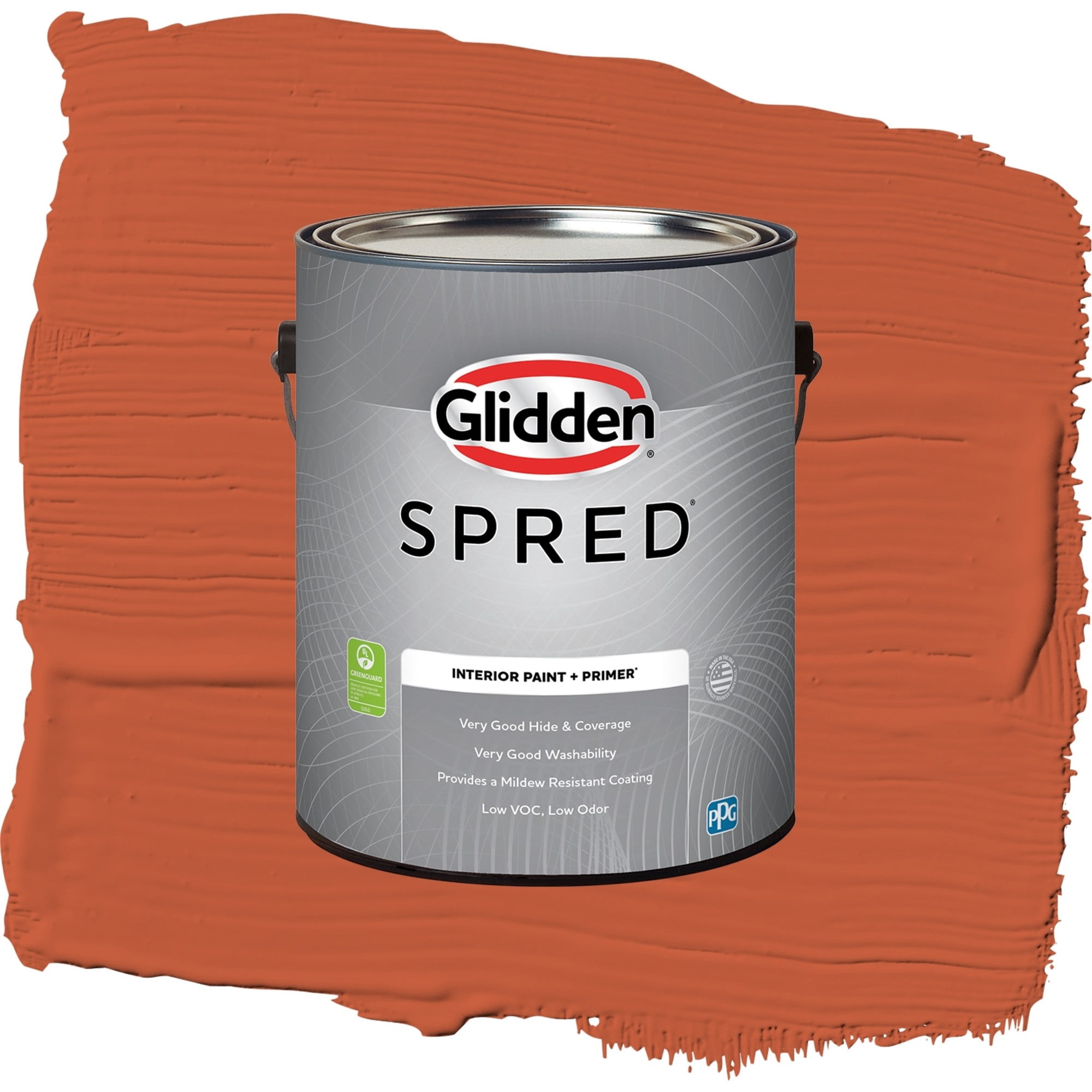 Glidden Spred Tabasco Eggshell Interior Paint and Primer, 1 Gallon