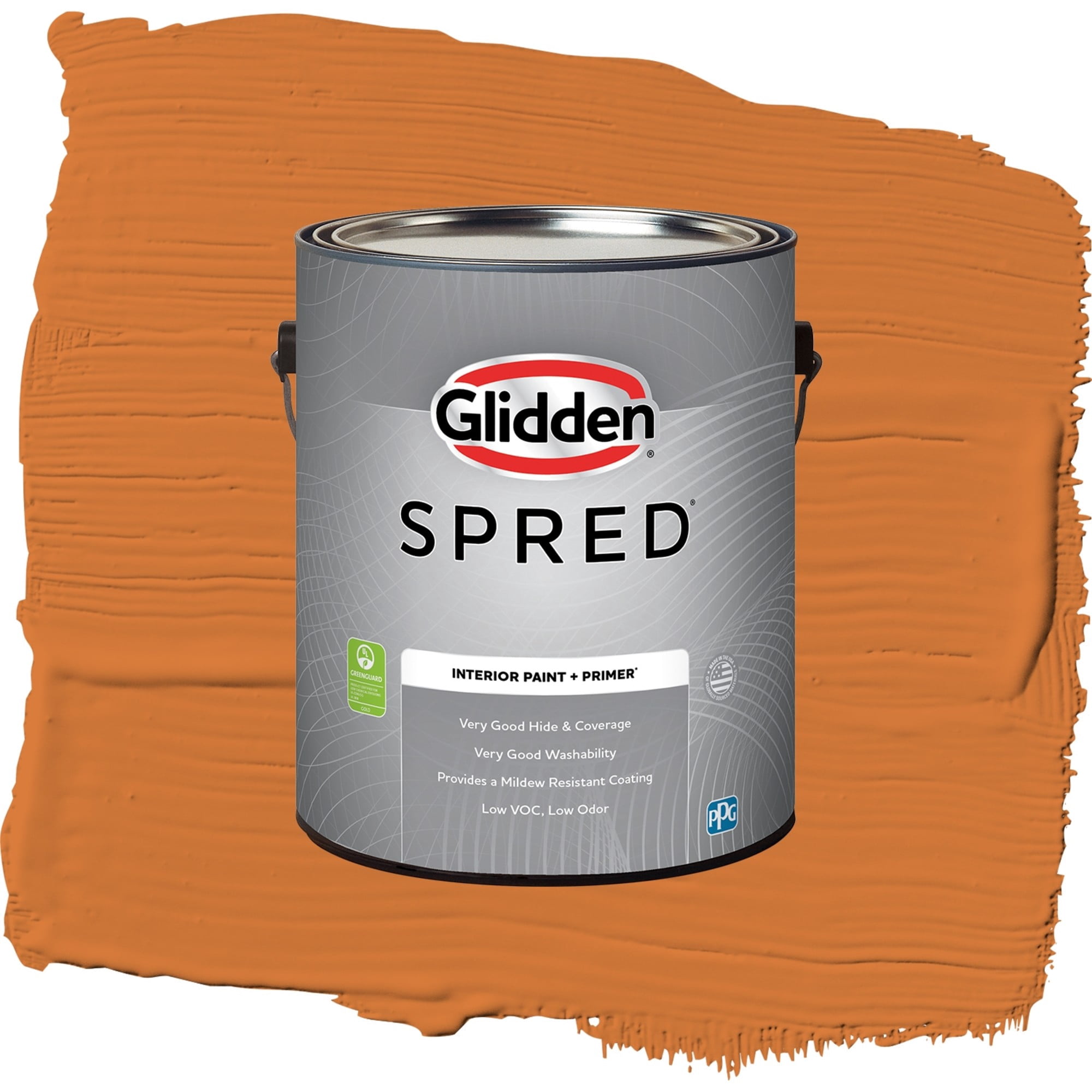 Glidden Spred Tiger Tail Semi Gloss Interior Paint and Primer, 1 Gallon