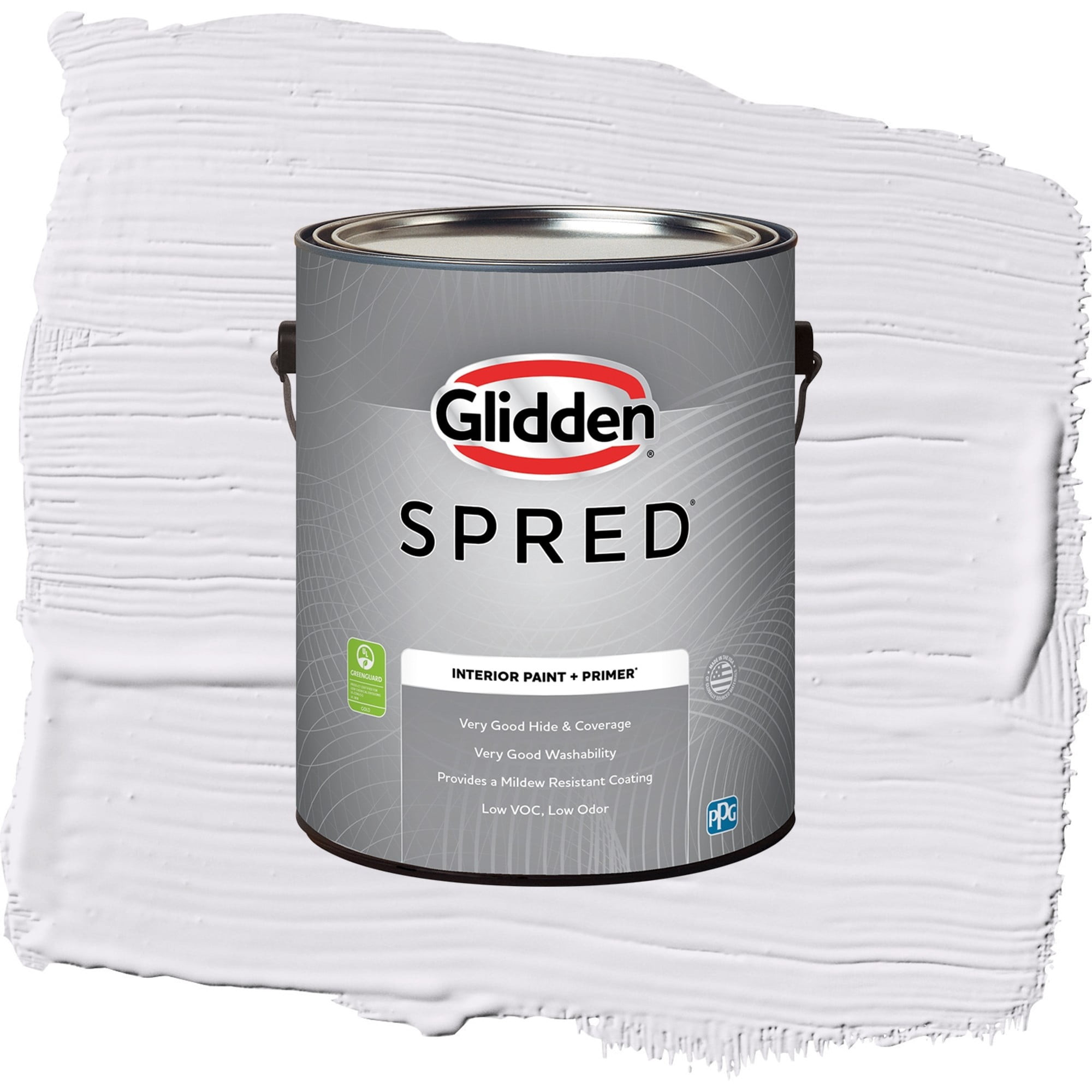 Glidden Spred Violet Hush Eggshell Interior Paint and Primer, 1 Gallon