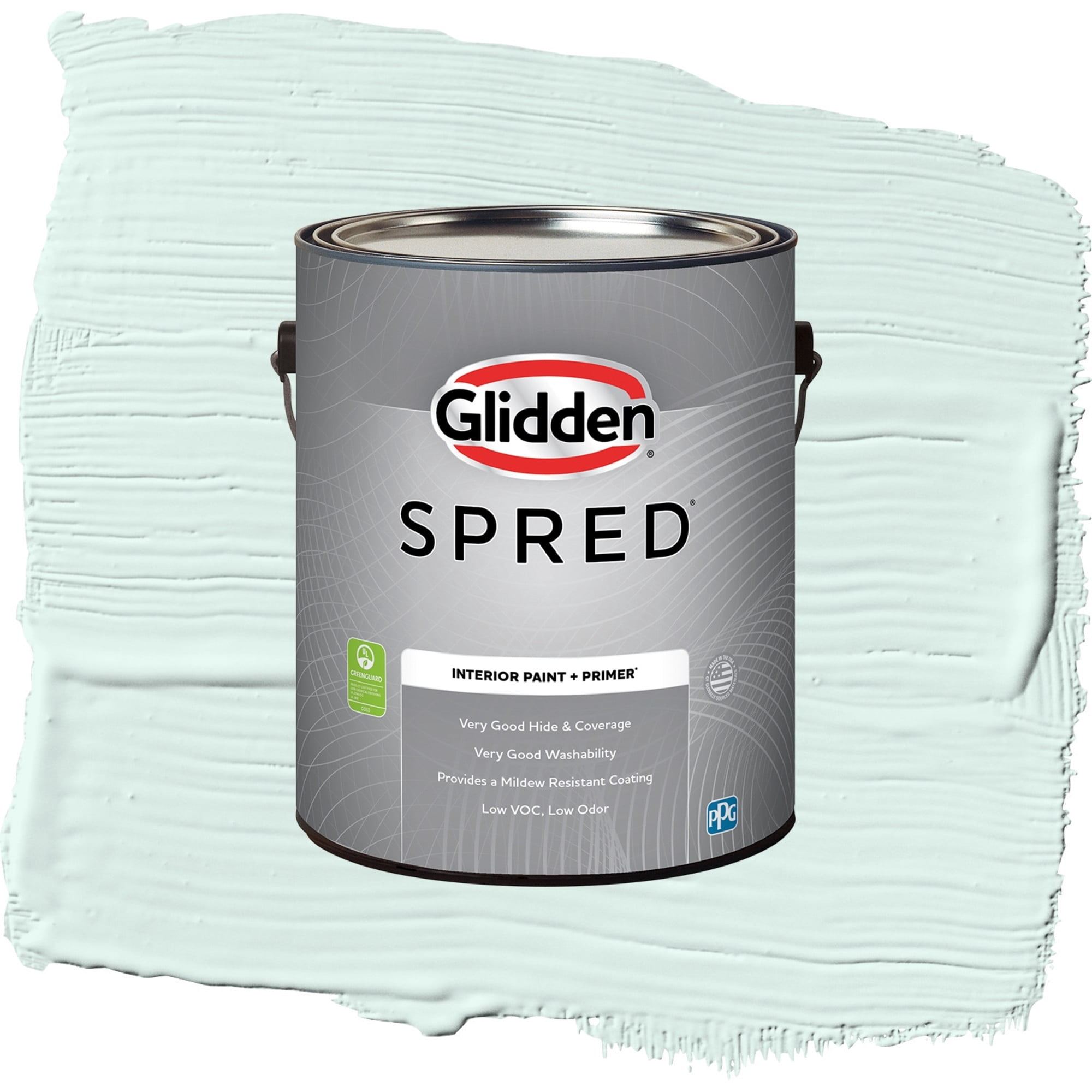 Glidden Spred Waterscape Flat Interior Paint and Primer, 1 Gallon