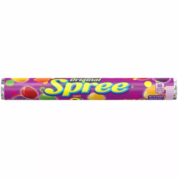 Spree Original Candy 1.77oz Rolls 8 COUNT Classic Candy - FREE SHIPPING