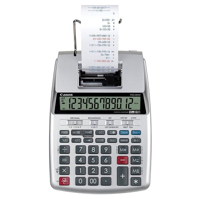 Sprichards P23-Dhv-3 Printing Calculator With Double Check Function, Tax Calculation And Currency Conversion