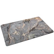 Sprifallbaby Absorbent Bathroom Mat, Personal Landscape Geometric Abstract Print Non-Slip Pad for Entryway Door, Bathroom, Kitchen