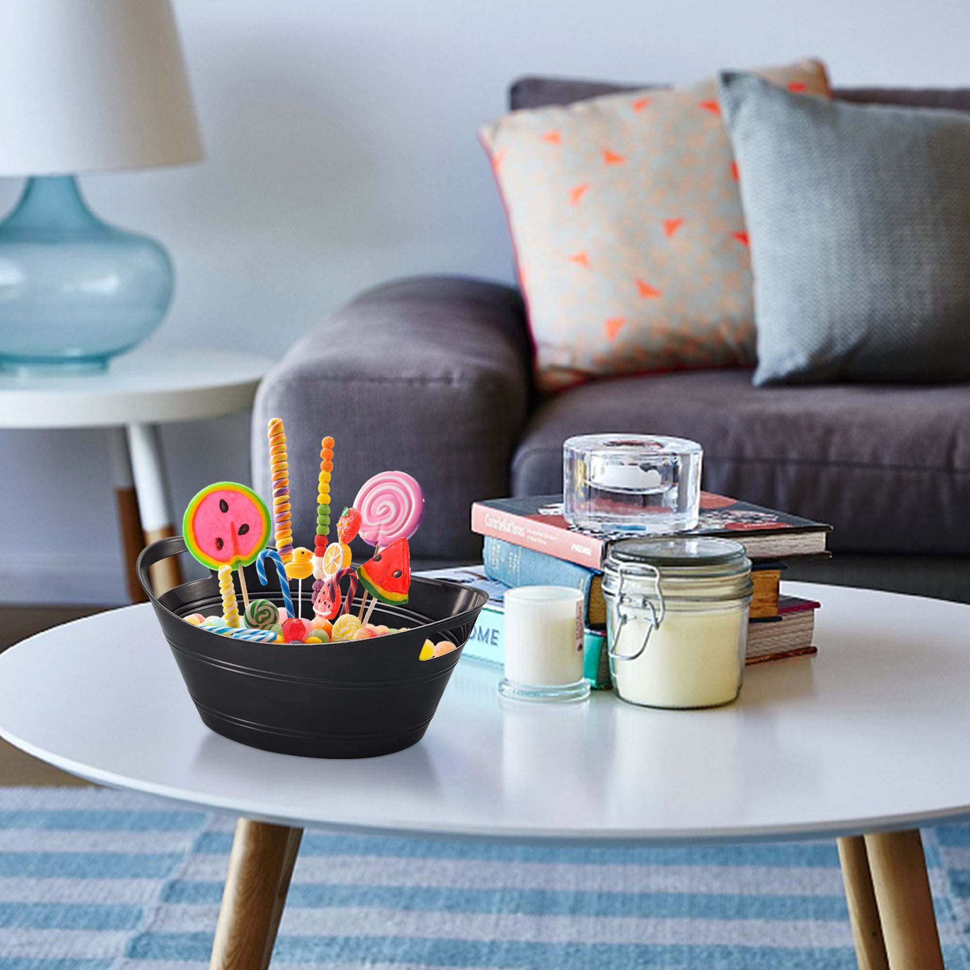 Sprifallbaby Halloween Ingot Shaped Candy Storage Container Yuanbao