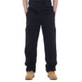 thumbnail image 1 of Sprifallbaby Men Cargo Pants with Pockets Solid Color Loose Elastic Jogger Sweatpants Casual Trousers for Streetwear, 1 of 7