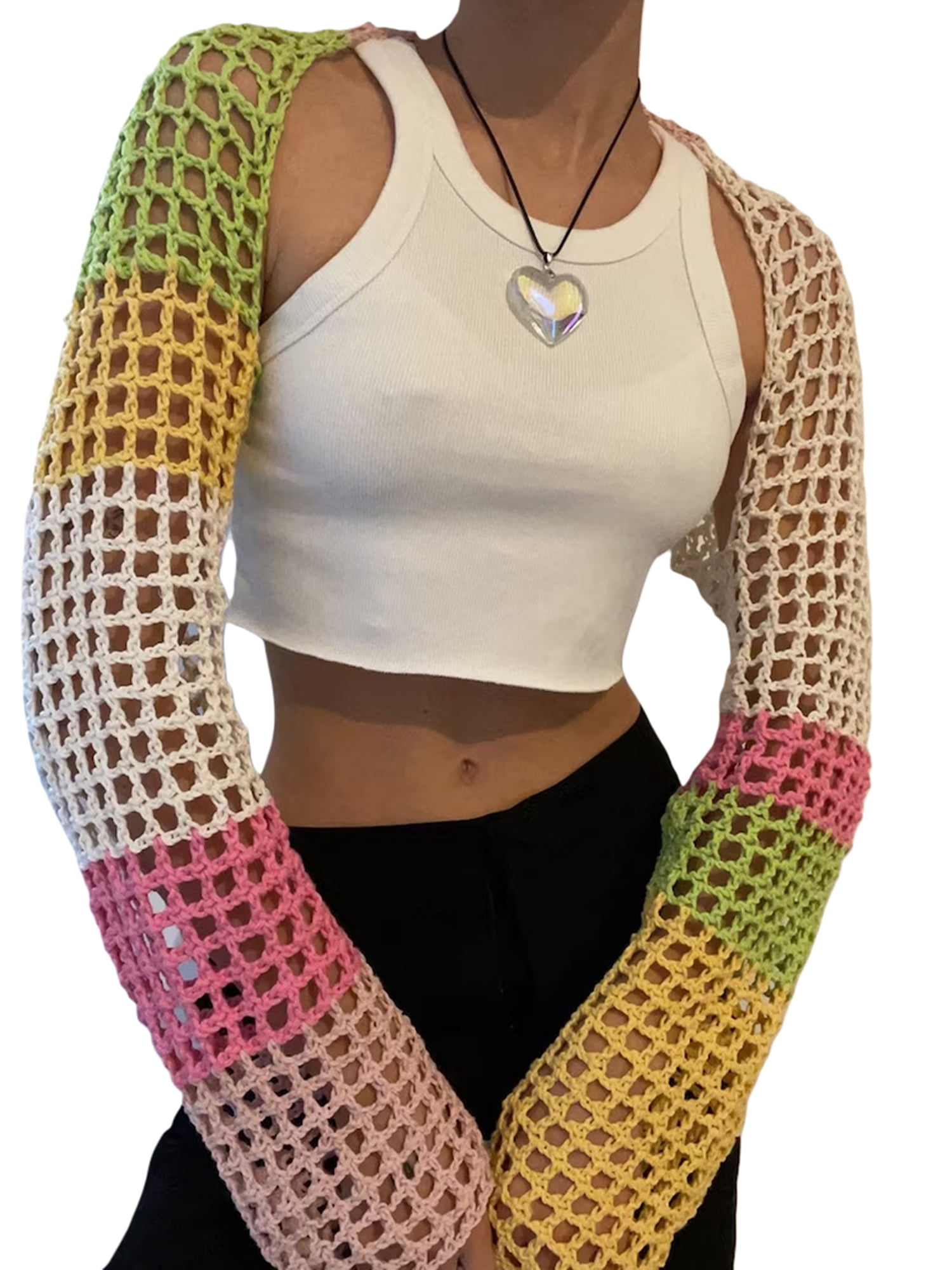Mesh contrast crop hoodie deals