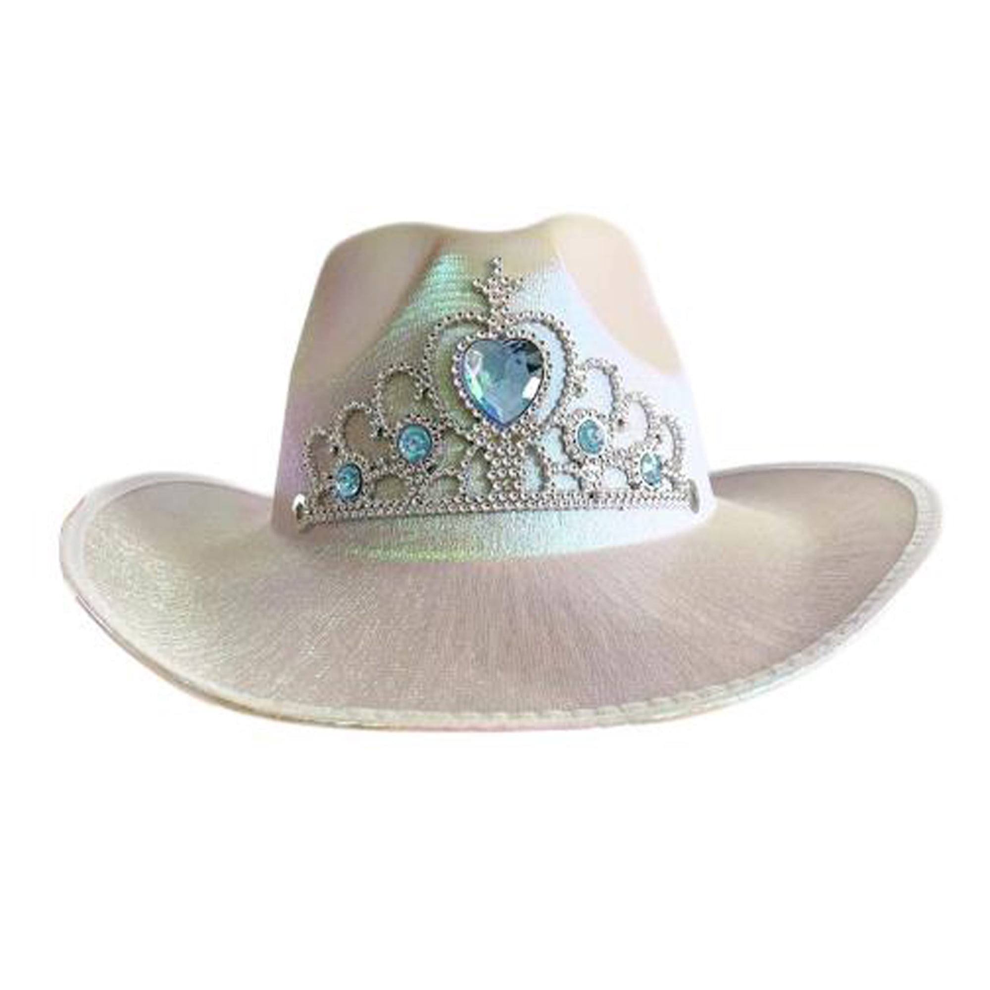Sprifallbaby Women Western Cowboy Hat Sequin Stars Cowgirl Party Hat