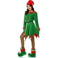 Sprifallbaby Womens Girls 6Pcs Elf Outfits Christmas Hat Boot Belt