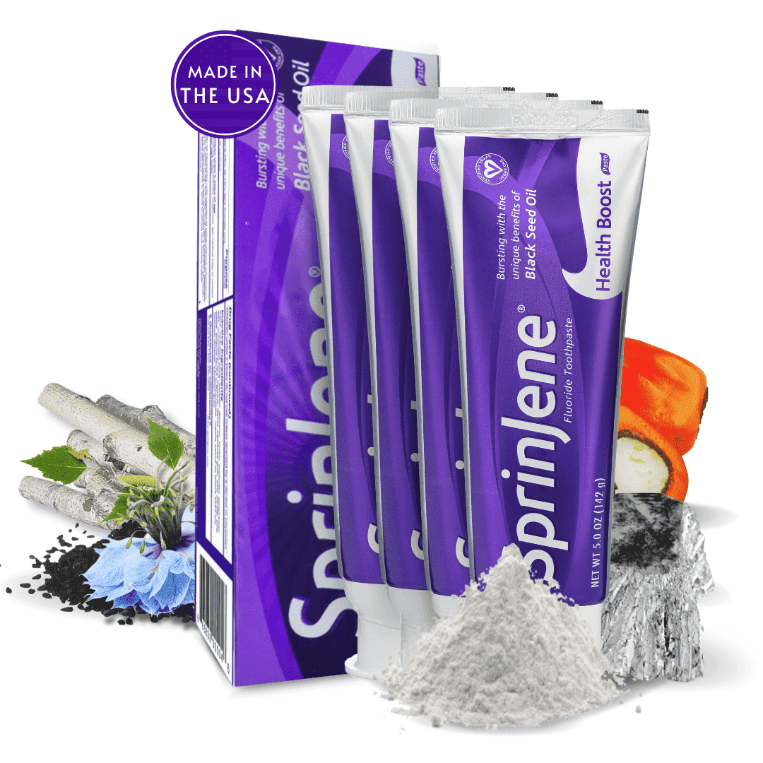 SprinJene Health Boost Toothpaste, Pack of 4
