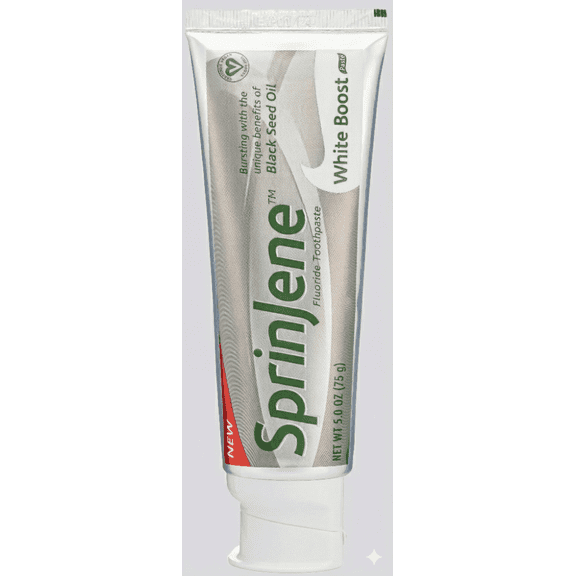SprinJene White Boost Toothpaste, ADA Accepted, 75 g