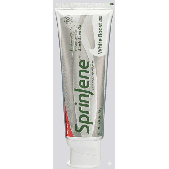 SprinJene White Boost Toothpaste, ADA Accepted, 75 g