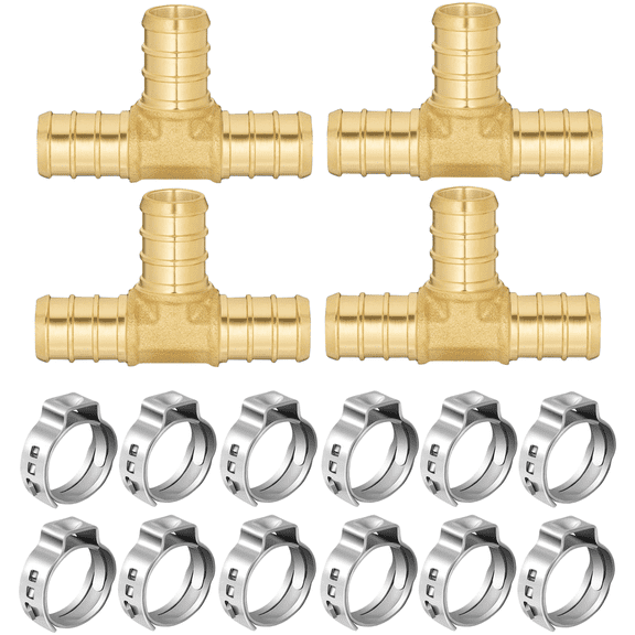 Spring 1/2 Inch for PEX B Brass Fittings Elbow Coupler Tee Stainless Steel Clamp