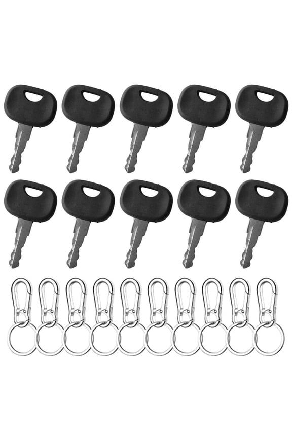 10PCS 14603 for Ignition Key With Keychain Suitable For Tractors Forklifts Etc