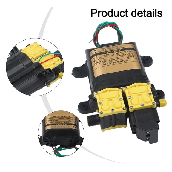 Spring 12V Dual Core Power Water Pump Motor Agricultural Electric Sprayer Dual Pump