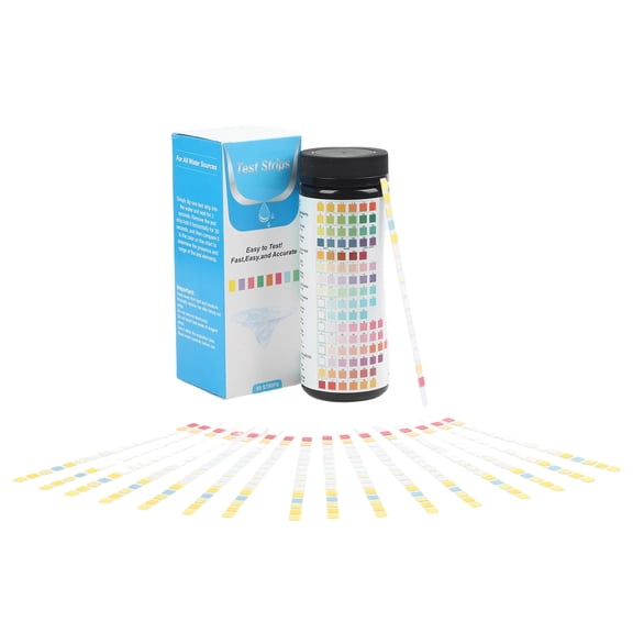 Spring 16 In 1 -Drinking Water Test Kit Strips /Home Water Quality Test Swimming Pool Spa/Water Test Strips Nitrate Nitrite PH Hardness 50 Strips