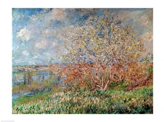Spring 1880-82 Canvas Art - Claude Monet (24 x 18)