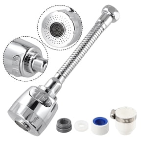 Spring 1PC Flexible Kitchen Tap Head Water Saving Faucet Extender Sink Spray Aerator Home Kitchen Sink Bathroom Toilet Fixtures