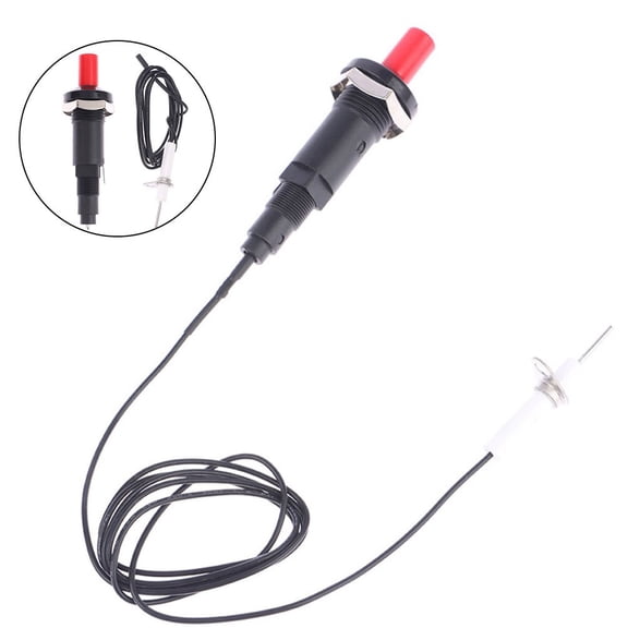 Spring 1PC Grill Piezo Starter For Gas Fireplace Oven Kitchen With 39 Inch Wire No Batteries Needed Electrode Piezoelectric Igniter