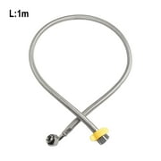 Spring 1pc Stainless Steel Faucet Braided- Water Pipe 1/2-Inch Hot And Cold Water Faucet Inlet Hose Heater Flexible Connecting Pipe