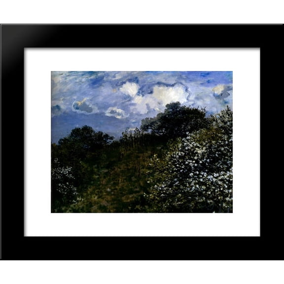 Spring 20x24 Framed Art Print by Monet, Claude