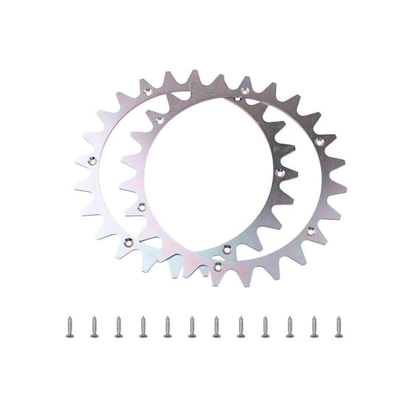 Spring 225mm Wheel 225mm Anti-slip Spikes Excellent Grip On Terrains Metal Material Powerful Performance Lawn Maintenance