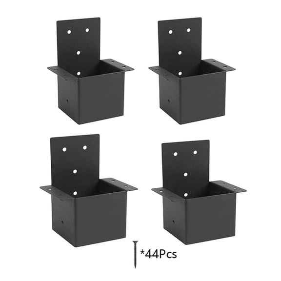 Spring 4 Pcs Pergola Brackets,4x 4"( for Actual 3.6 "x 3.6") Post Top Rafter Brackets